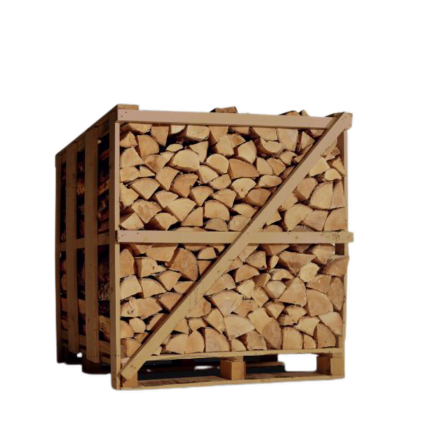 Kiln dried firewood in 1 RM wooden crates